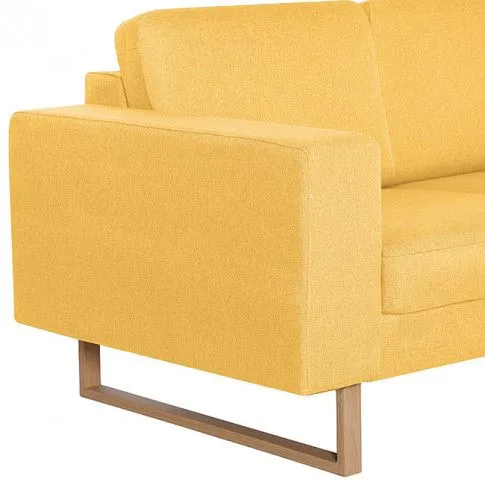Szczegółowe zdjęcie nr 5 produktu Elegancka dwuosobowa sofa Williams 2X - żółta