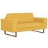Elegancka dwuosobowa sofa Williams 2X - żółta