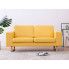 Szczegółowe zdjęcie nr 9 produktu Elegancka dwuosobowa sofa Williams 2X - żółta