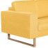 Szczegółowe zdjęcie nr 4 produktu Elegancka trzyosobowa sofa Williams 3X - żółta