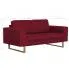 Fotografia Elegancka dwuosobowa sofa Williams 2X - czerwone wino z kategorii Tanie kanapy i sofy