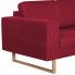 Zdjęcie 3-osobowa sofa Williams 3X w kolorze czerwonym - sklep Edinos.pl