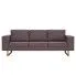 Fotografia Elegancka trzyosobowa sofa Williams 3x -  taupe z kategorii Kanapy i sofy