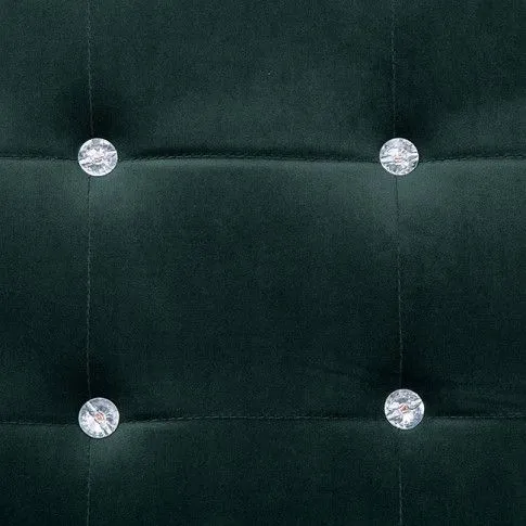 Fotografia Zgrabna 2-osobowa sofa Aparro - ciemnozielona z kategorii Kanapy i sofy