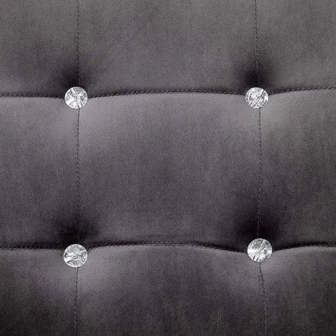 Szczegółowe zdjęcie nr 4 produktu Zgrabna 2-osobowa sofa Aparro - szara