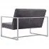 Szczegółowe zdjęcie nr 6 produktu Zgrabna 2-osobowa sofa Aparro - szara