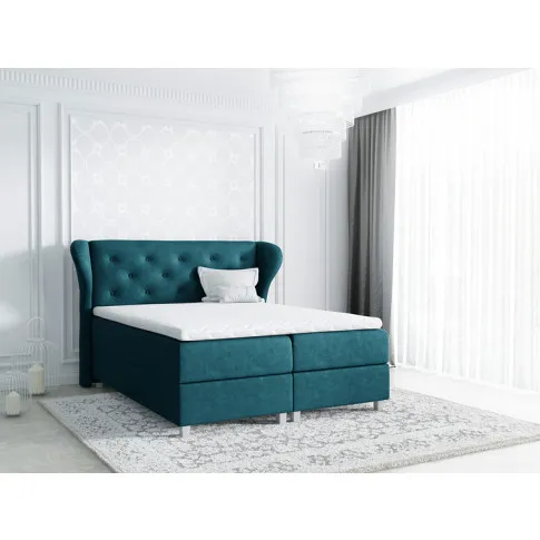 Wizualizacja aranżacji z wysokim łóżkiem Lilly