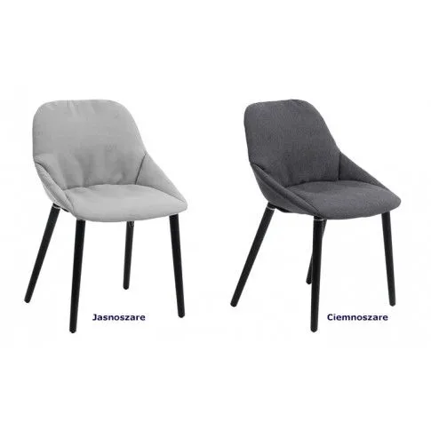 Zdjęcie miękkie krzesło Gixo jasnoszare stylowe | Edinos.pl