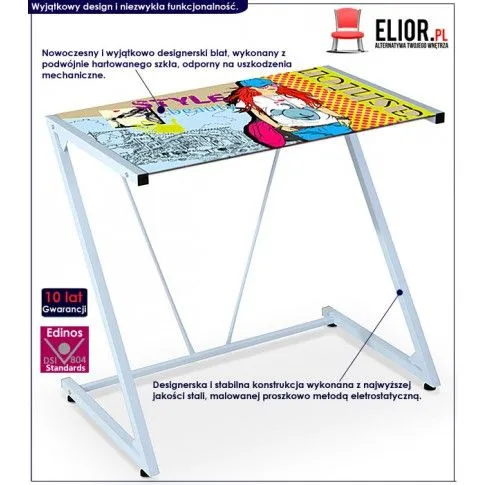 Fotografia Biurko młodzieżowe Crayon 6X z kategorii Biurka