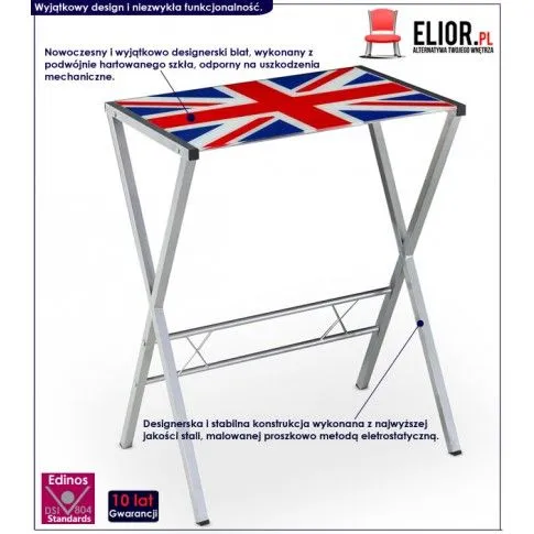 Fotografia Małe biurko szklane Crayon 7X z kategorii Biurka