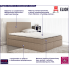 Kontynentalne łóżko z zagłówkiem 120x200 Mohito