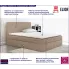 Kontynentalne łóżko z zagłówkiem 120x200 Mohito