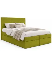 Duże dwuosobowe łóżko kontynentalne Tafflo 200x200 - 36 kolorów w sklepie Edinos.pl