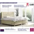 Kontynentalne łóżko z zagłówkiem 120x200 Kiko