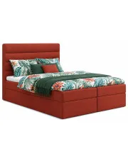 Podwójne łóżko kontynentalne Votica 160x200 - 36 kolorów w sklepie Edinos.pl