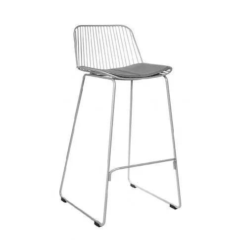 Zdjęcie produktu Loftowy hoker Marlo 2X - szary.