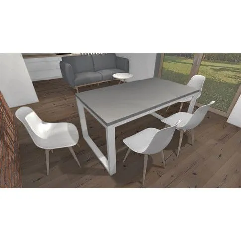 Szczegółowe zdjęcie nr 7 produktu Prostokątny stół Beril 120x60 - szary