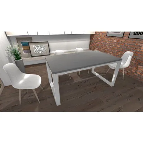 Szczegółowe zdjęcie nr 8 produktu Prostokątny stół Beril 120x60 - szary