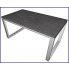 Szczegółowe zdjęcie nr 5 produktu Industrialny stół Primo 158x90 - beton