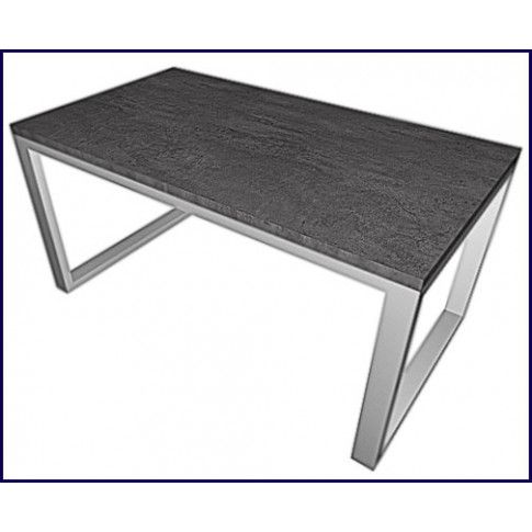 Szczegółowe zdjęcie nr 5 produktu Industrialny stół Primo 158x90 - beton