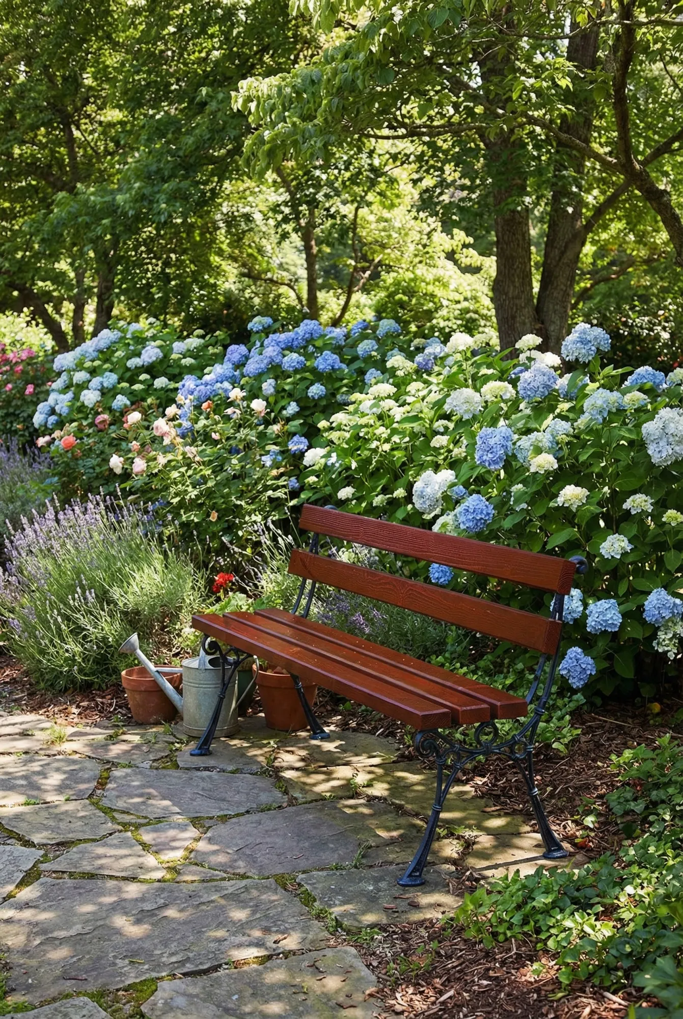 Aranżacja ogrodu z ławką Nordia 3X 