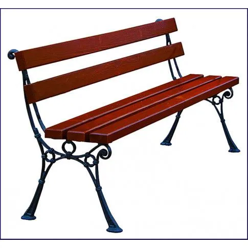 Szczegółowe zdjęcie nr 4 produktu Ławka ogrodowa Nordia 3X 180cm - 7 kolorów