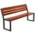 Szczegółowe zdjęcie nr 4 produktu Ławka parkowa Nordam 150cm - 84 kolory