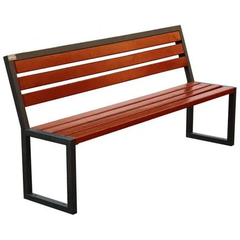 Szczegółowe zdjęcie nr 4 produktu Ławka parkowa Nordam 150cm - 84 kolory