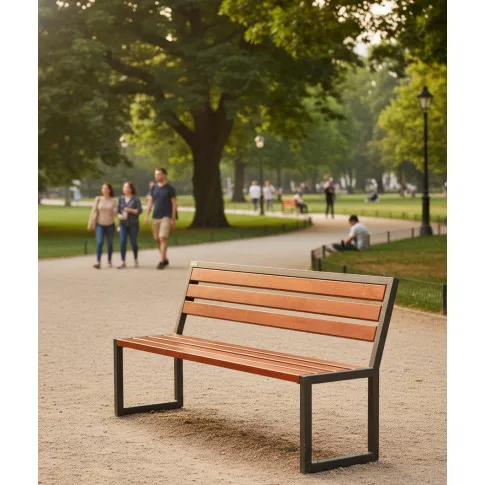 Fotografia Ławka parkowa Nordam 150cm - 84 kolory z kategorii Ławki ogrodowe