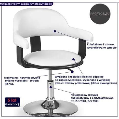 Fotografia Hoker kuchenny Xamo - biały z kategorii Hokery