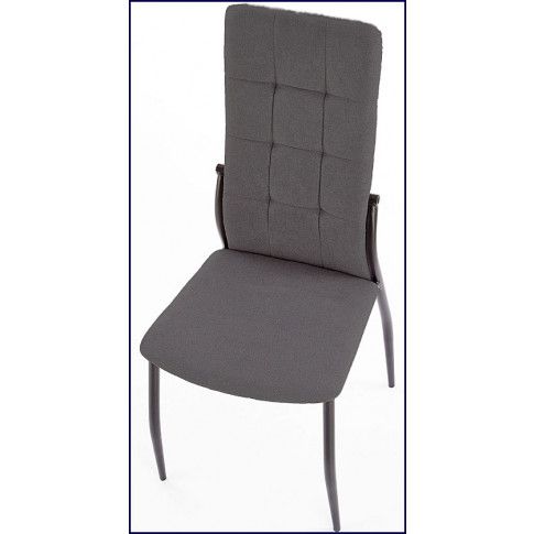 Zdjęcie szare krzesło pikowane do stołu Holden - sklep Edinos.pl