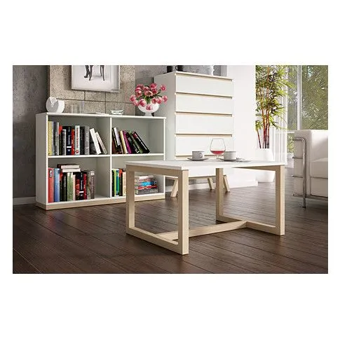 Zdjęcie stolik kawowy Nevika buk skandynawski modny | Edinos.pl