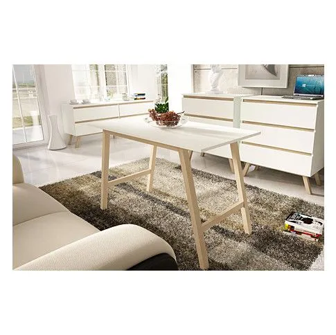 Zdjęcie stolik kawowy Axev buk skandynawski wysoki | Edinos.pl