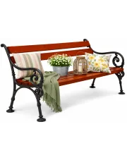 Drewniana ławka ogrodowa 180 cm - Bicaro 2X w sklepie Edinos.pl