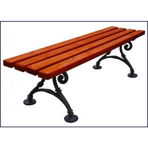 Zdjęcie Ławka parkowa drewniana Fabio 150 cm | Edinos.pl