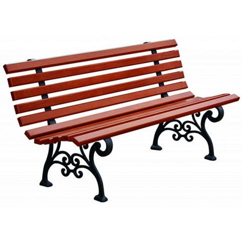 Zdjęcie produktu Romantyczna ławka parkowa Halszka 150 cm - 7 kolorów .
