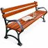 Aluminiowa ławka ogrodowa Muslina 180cm - 7 kolorów