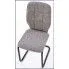 Zdjęcie szare krzesło pikowane do jadalni Logar | Edinos.pl