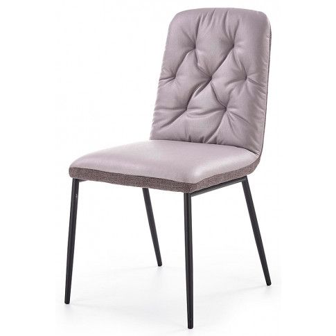 Zdjęcie produktu Krzesło pikowane typu ludwik Tofos - szare.