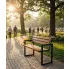 Fotografia Ławka parkowa Agmo 150 cm - 84 kolory z kategorii Ławki ogrodowe