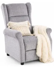 Rozkładany fotel uszak wypoczynkowy Nika - popielaty w sklepie Edinos.pl