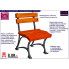 Fotografia Drewniane krzesło ogrodowe Figaro - 7 kolorów z kategorii Krzesła ogrodowe