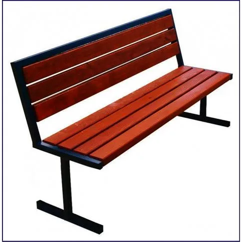 Zdjęcie drewniana ławka parkowa Kalipso | Edinos.pl