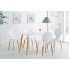 Zdjęcie białe krzesło w stylu skandynawskim Dima - sklep Edinos.pl