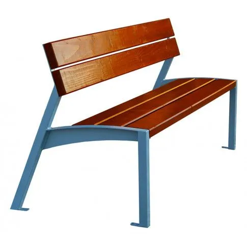 Szczegółowe zdjęcie nr 4 produktu Ławka parkowa Ambra 3X 180 cm - 84 kolory