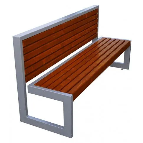 Szczegółowe zdjęcie nr 4 produktu Ławka parkowa Habi 2X 150 cm - 84 kolory