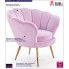 Fotografia Fotel muszelka Shelli - liliowy z kategorii Fotele