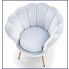Zdjęcie błękitny fotel wypoczynkowy do salonu Shelli - sklep Edinos.pl