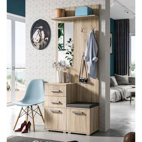 Zdjęcie minimalistyczna garderoba Ambros sonoma | Edinos.pl