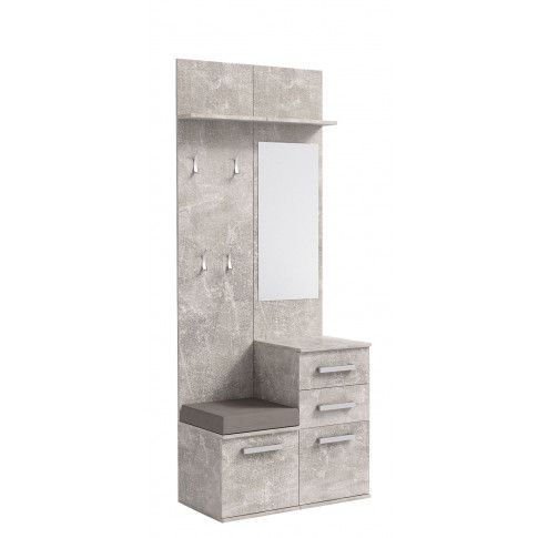 Zdjęcie produktu Minimalistyczna garderoba Dimmi - beton.